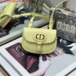 Replica Dior M2278 Mini Bobby bag Yellow Box Calfskin