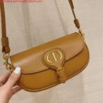 Replica Dior M9327 dior Bobby bag East West Brown Box Calfskin