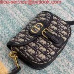 Replica Dior M9317 Dior Bobby Small Crossbody Bag Oblique Jacquard Navy Blue