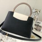 Replica-Louis-Vuitton-Capucines-MM-LV-Bag-Black-Galet-Gray-Pearly-Cream-M20708-4.jpg