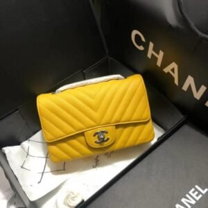 Replica Chanel Perfect Chevron Wholesale Caviar Leathe 20Cm Classic Flap Bag 1116