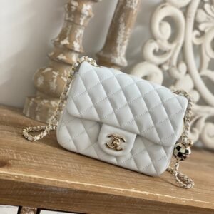 Replica Chanel Cf 7 Star Mini 1786 White