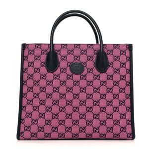 Replica Gucci 659983 GG Multicolour Small Tote Bag Purple