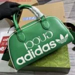 Replica Gucci 727558 Adidas X Gucci Medium Duffle Bag Green