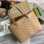 Replica Gucci 739684 GG Marmont Large Tote Bag Rose beige