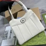 Replica Gucci 745918 Petite GG Small Tote Bag White