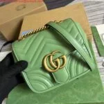 Replica Gucci 739682 GG Marmont Matelassé mini tote bag Light green