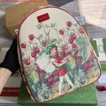 Replica Gucci 433578 Children’s Fairy Print Backpack Red