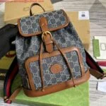 Replica Gucci 674147 Backpack with Interlocking G Blue