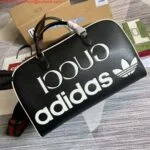Replica Adidas x Gucci large duffle bag 702422 Black