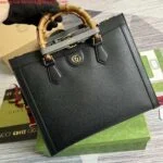Replica Gucci 678842 Diana medium tote bag Black
