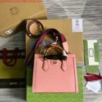 Replica Gucci 702721 Diana Small Tote Bag Pink
