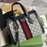 Replica Gucci 547551 Ophidia Small GG Tote Bag Beige Blue
