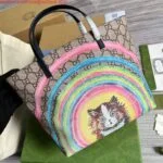 Replica Gucci 410812 Children’s GG Ranch Tote Bag Brown