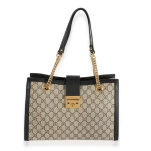 Replica Gucci 479197 Padlock Medium GG Shoulder Bag Black