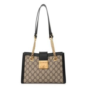 Replica Gucci 498156 Padlock GG Small Shoulder Bag Black