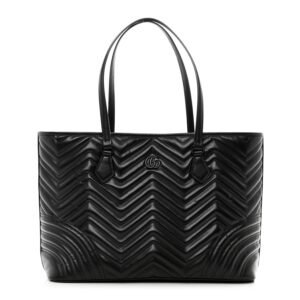 Replica Gucci 739684 GG Marmont Large Tote Bag Black