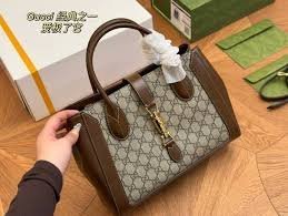 Replica Gucci 649016 Gucci Jackie 1961 Medium Tote Bag Brown