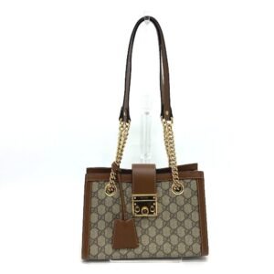 Replica Gucci 479197 Padlock Medium GG Shoulder Bag Brown